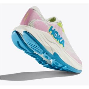 Hoka Women's White and Blue Athletic Shoes